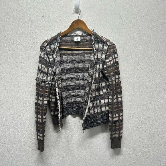 Cabi Classic Cardigan Cabi Style 4097 Classic Plaid Sweater Women’s Size XS - Picture 1 of 14